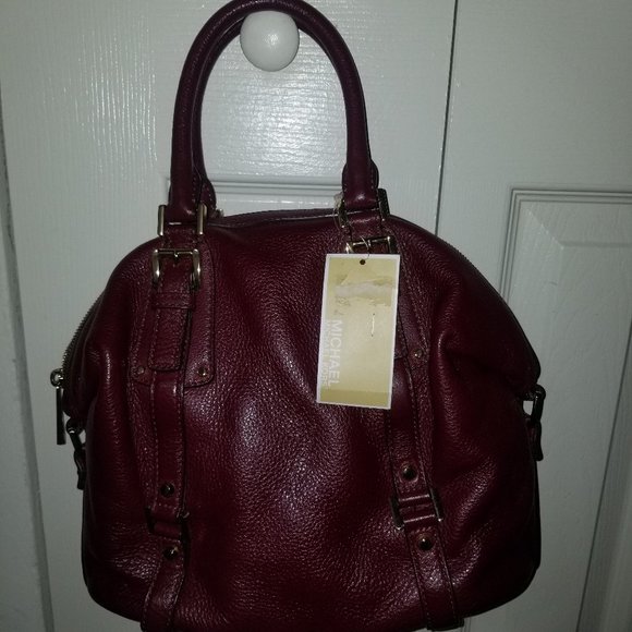 Michael Kors Handbags - Bedford Belted MD Leather Satchel Michael Kors NWT